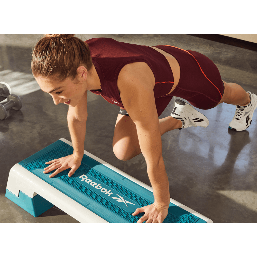 Reebok Step - Teal | Aerobic Stepper – Workout For Less