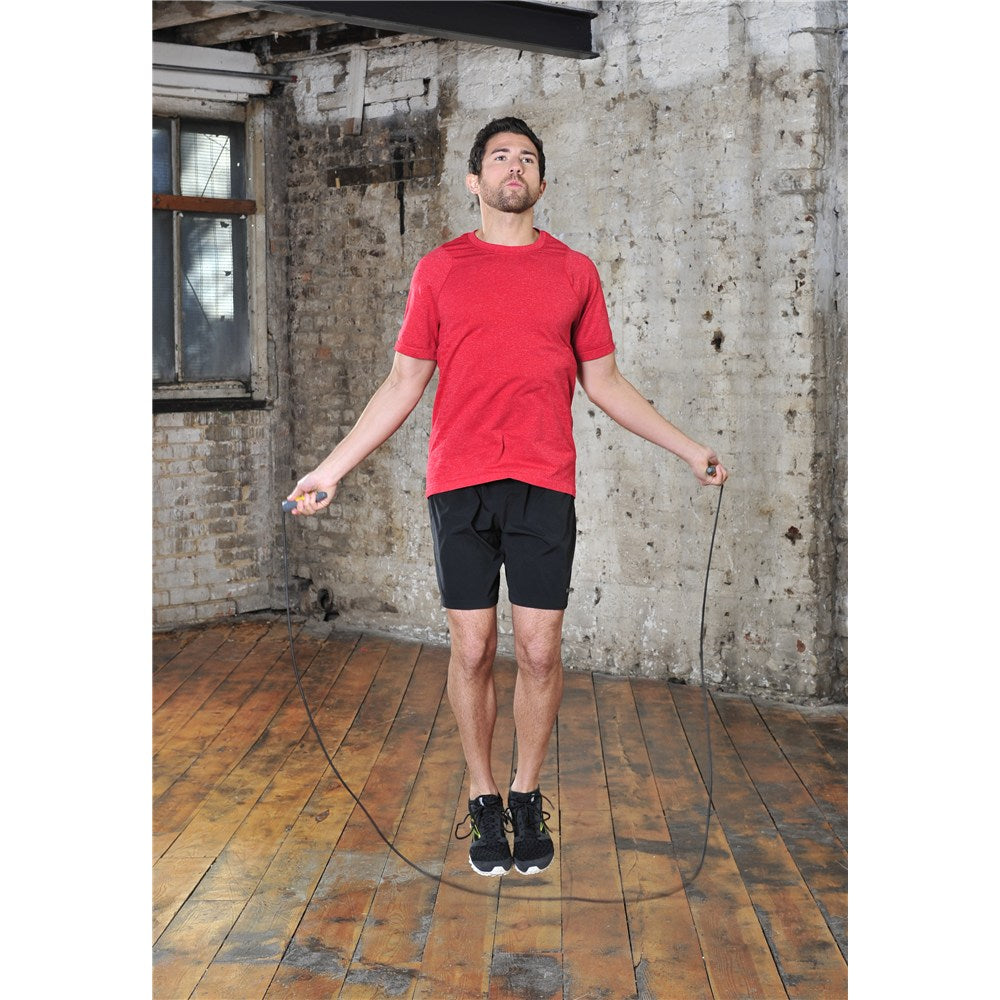 Reebok Studio Leather Skipping Rope - Man doing a Speed Workout