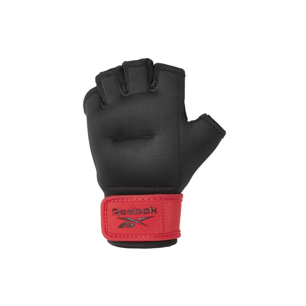 Reebok Weighted Training Gloves - 0.5kg - Black/Red