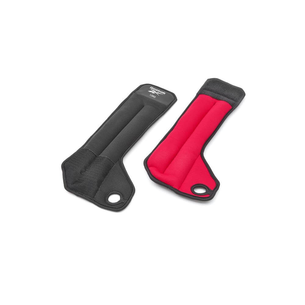 Reebok Wrist Weights - 1kg - Black/Red