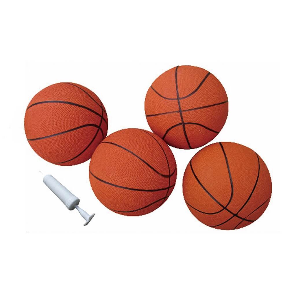 Solex Foldable Two Player Basketball Arcade Game - 4 Basketballs and Pump