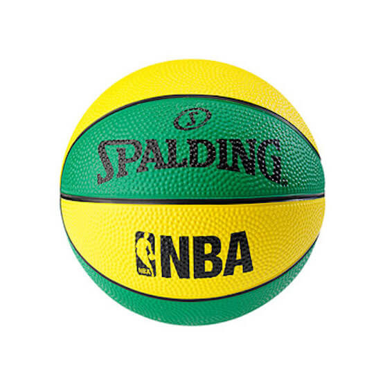 Spalding NBA Miniball - Green/yellow