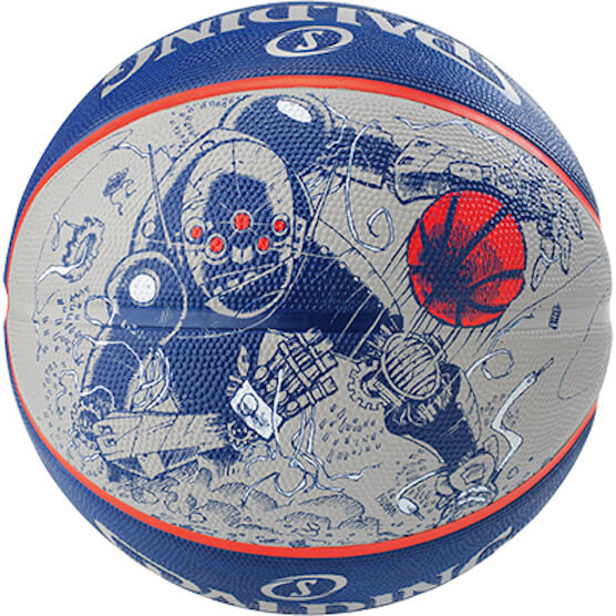 Spalding NBA Robot Sketch Basketball