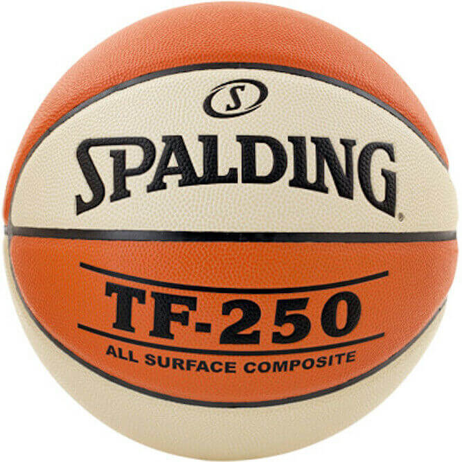 Spalding TF250 Indoor/Outdoor Basketball - Orange/White