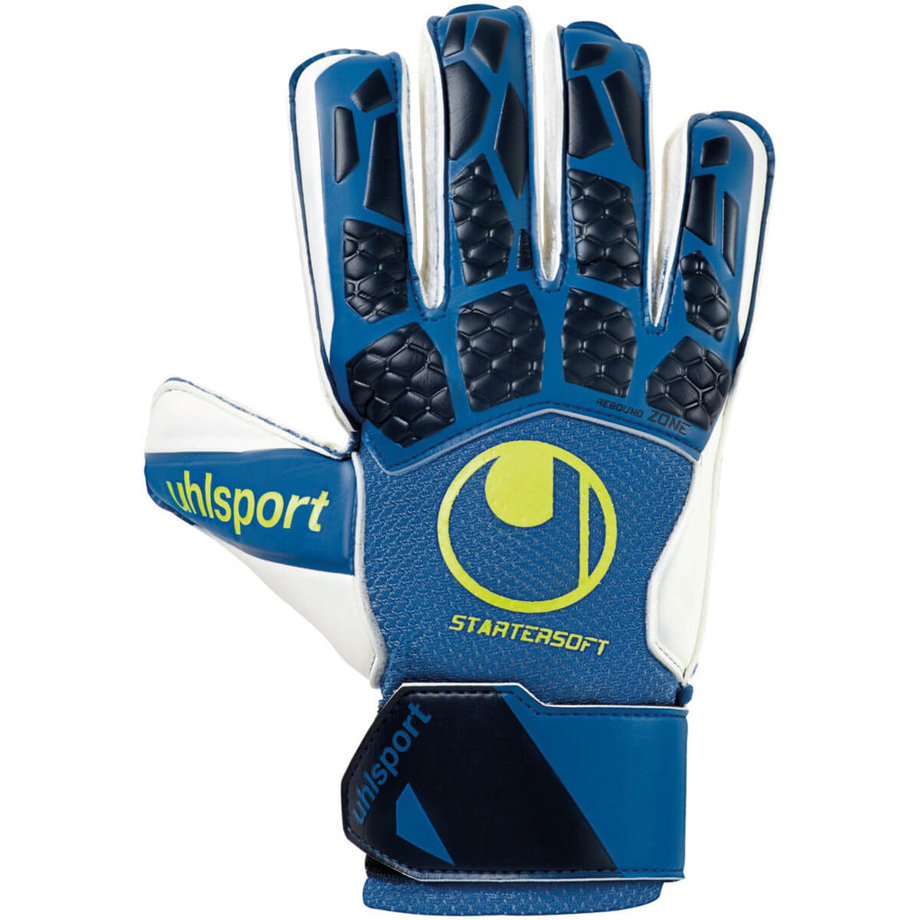 Uhlsport Hyperact Starter Soft Goalkeeper Gloves - Blue