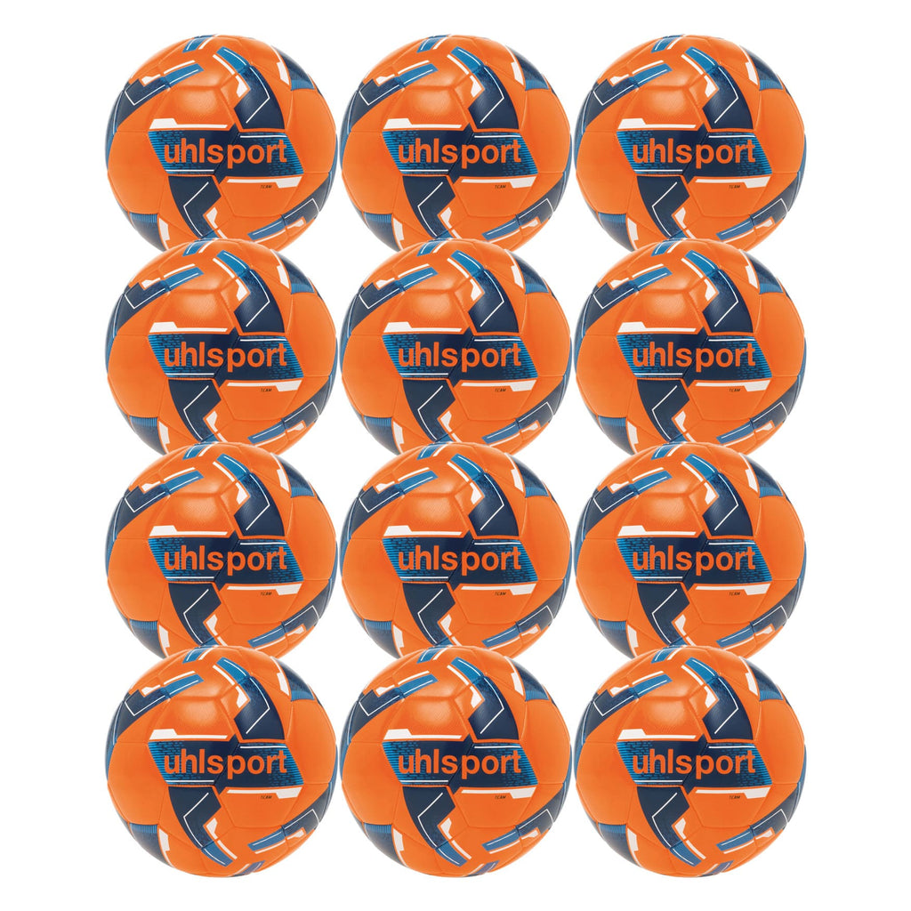Uhlsport Team Training Football Size 5 Pack of 12 - Orange
