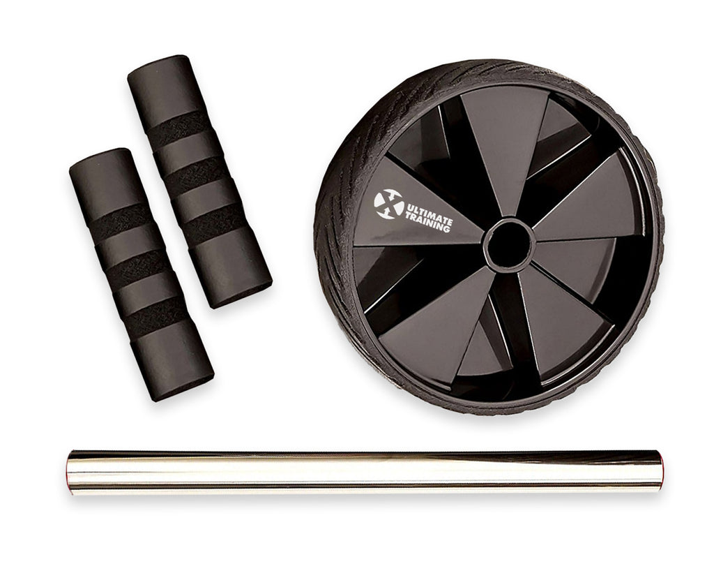 UXT Wide Ab Wheel with Pro-Grip Rubber Tread