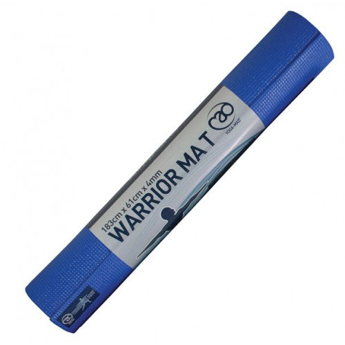 Fitness Mad 4mm Warrior Yoga Mat - blue