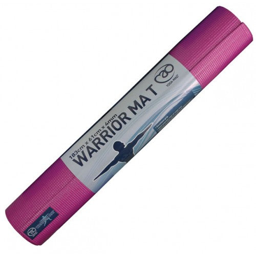 Fitness Mad 4mm Warrior Yoga Mat - pink