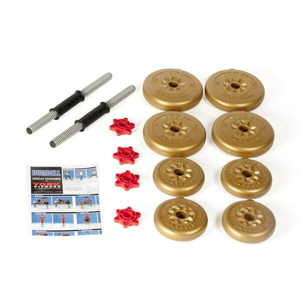 York 15kg Dumbbell Weight Set
