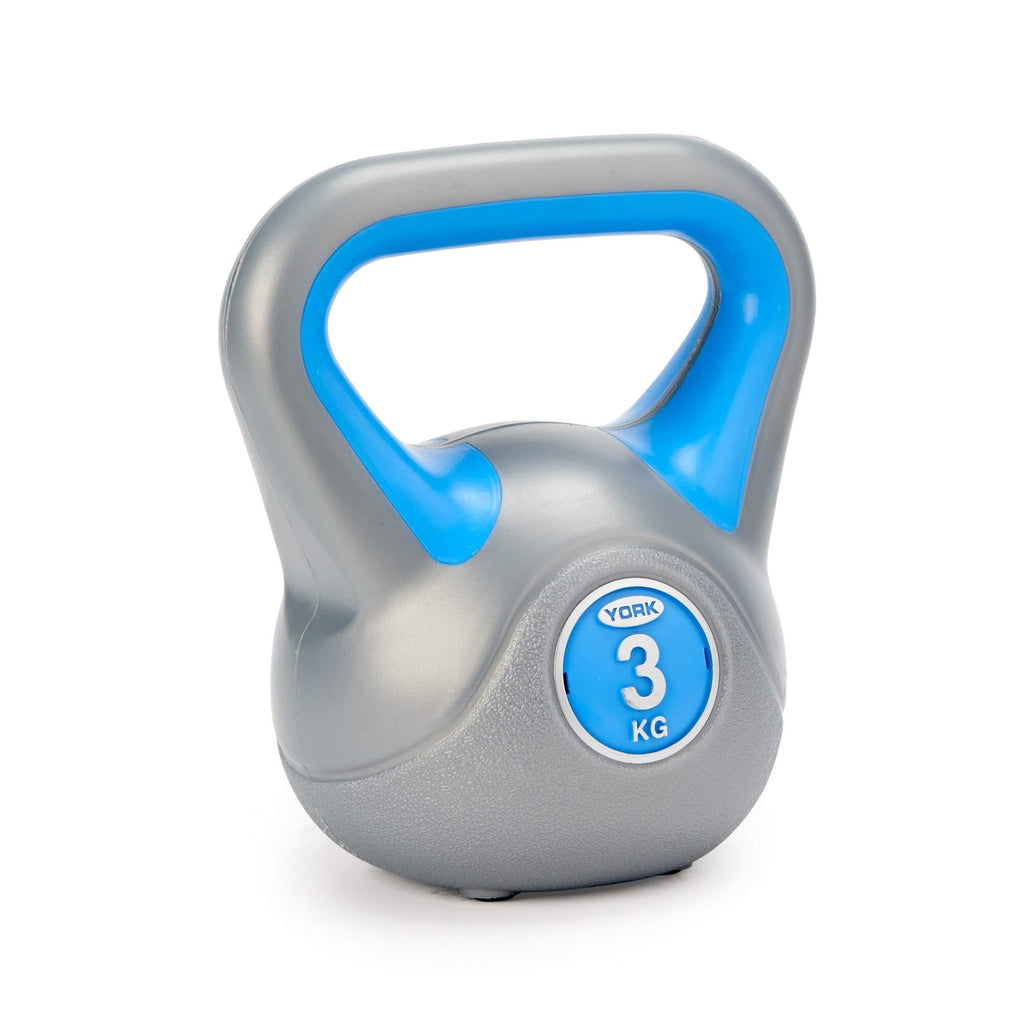 York 3kg Vinyl Kettlebell