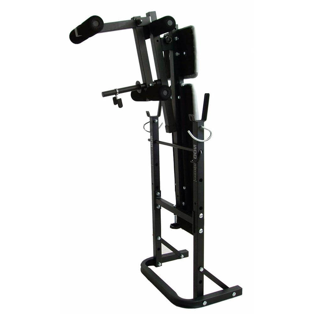 York B500 Folding Barbell Weight Lifting Bench - Folded