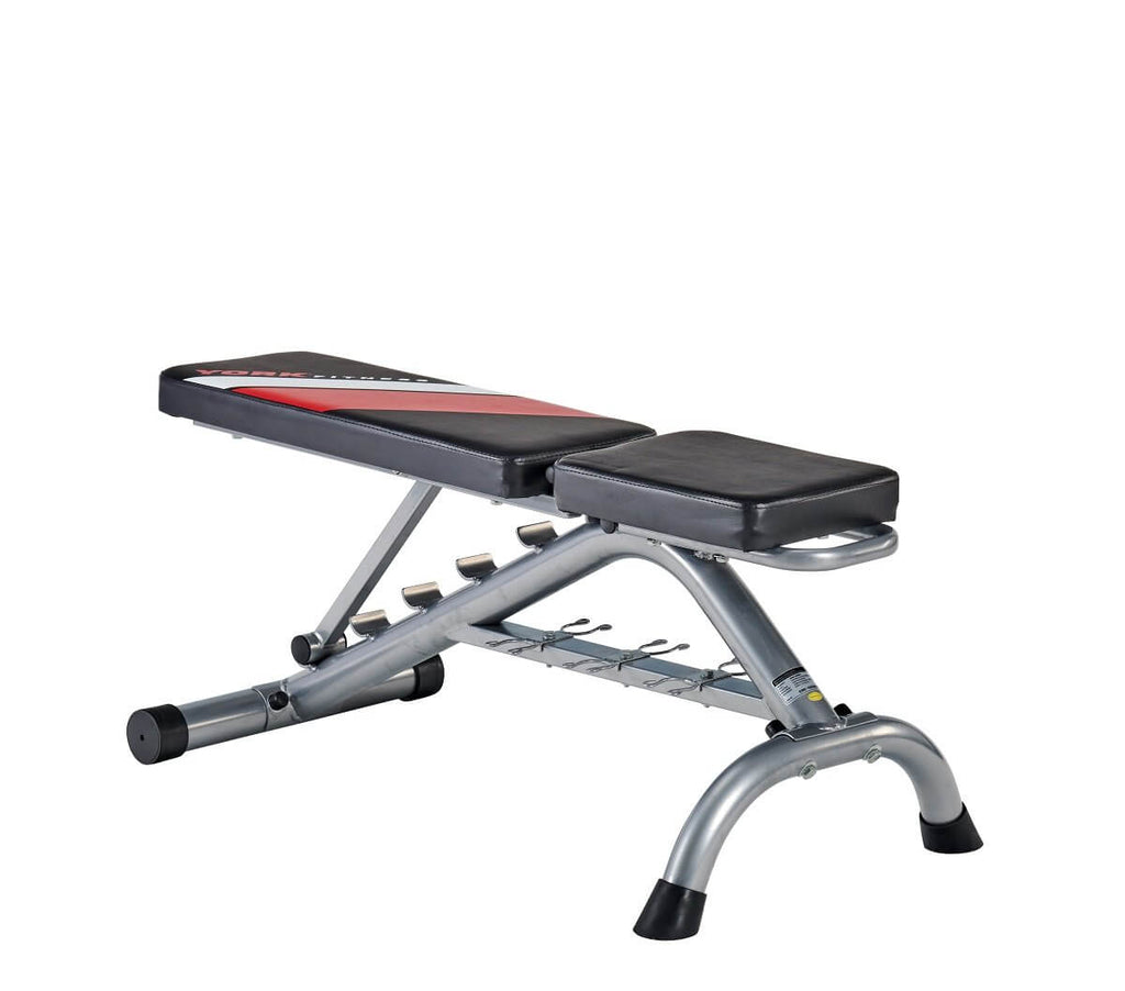 York Dumbbell Weight Bench Black Edition - flat position