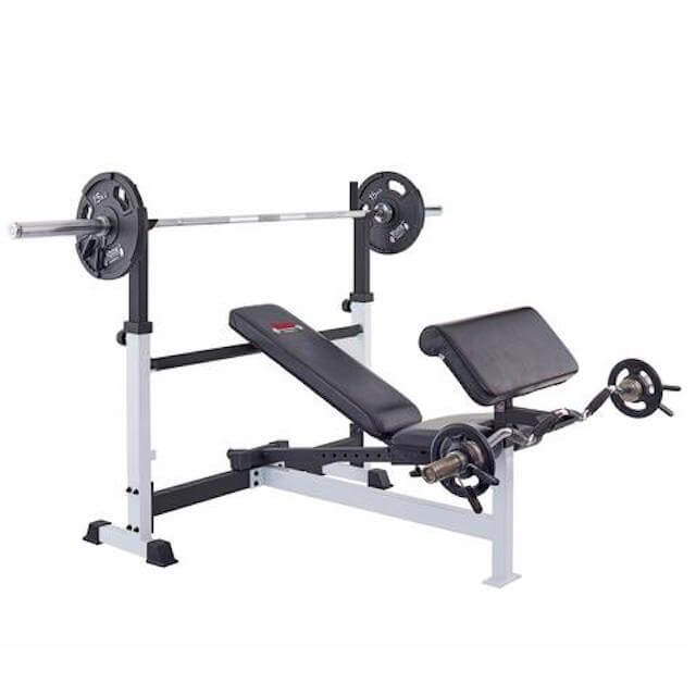 York FTS Commercial Preacher Curl Weight Bench Attachment