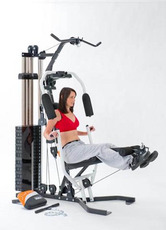 Leg extensions using the York Perform Multi Gym