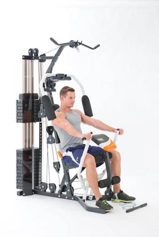 Chest press station on the York Perform Multi Gym
