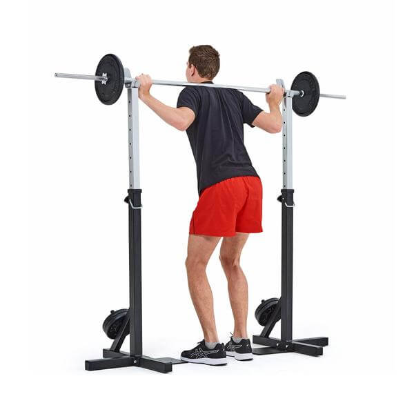 Home Weight Lifting using the York squat stands