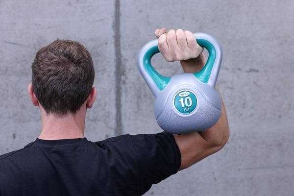 York 10kg Vinyl Kettlebell - Gym Workout